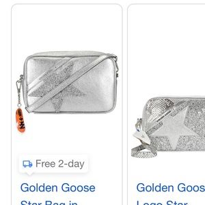 Golden goose silver purse